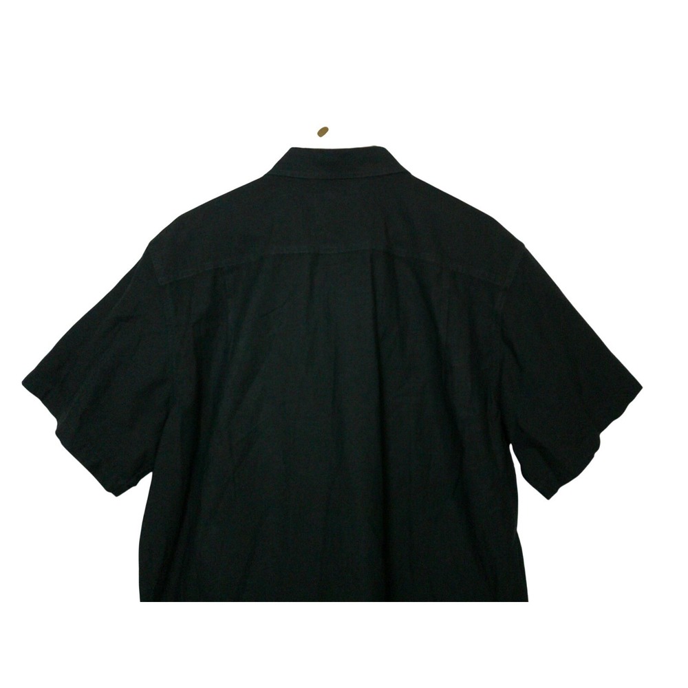 Carhartt Button Down Shirt Mens XL Black Loose‎ Fit Short Sleeve 104369 BKC Work - Picture 11 of 13